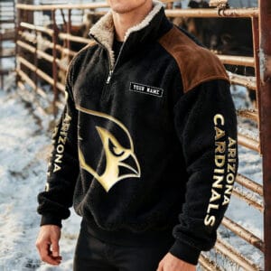 Arizona Cardinals Premium Sherpa Sweatshirt Custom Any Name AMCCLG002249