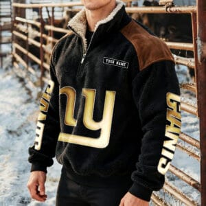 New York Giants Premium Sherpa Sweatshirt Custom Any Name AMCCLG002295