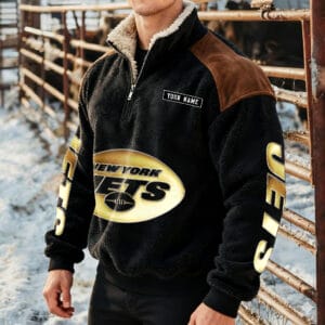 New York Jets Premium Sherpa Sweatshirt Custom Any Name AMCCLG002297