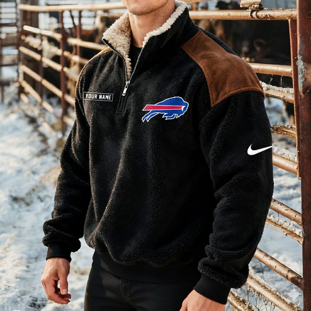 Buffalo Bills Premium Sherpa Sweatshirt Custom Any Name AMCCLG002256