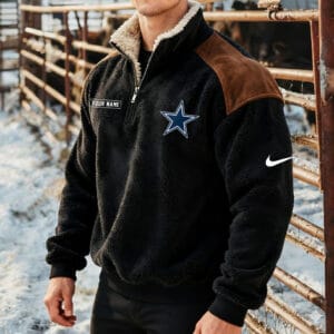Dallas Cowboys Premium Sherpa Sweatshirt Custom Any Name AMCCLG002266