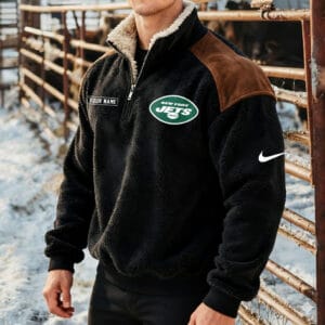 New York Jets Premium Sherpa Sweatshirt Custom Any Name AMCCLG002298
