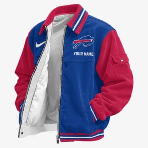 Buffalo Bills Personalized Corduroy Bomber Jacket AMCCLG001932
