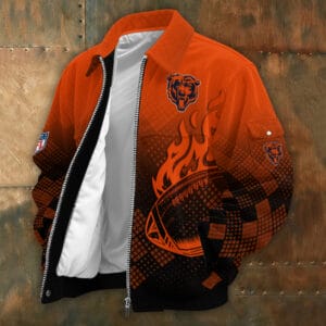 Chicago Bears Personalized Corduroy Bomber Jacket AMCCLG001951