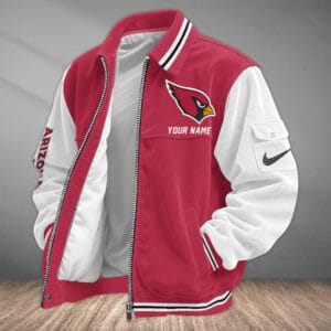 Arizona Cardinals Personalized Corduroy Bomber Jacket AMCCLG001907