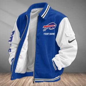 Buffalo Bills Personalized Corduroy Bomber Jacket AMCCLG001934