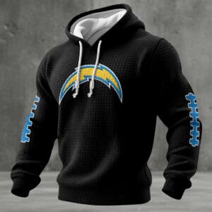Los Angeles Chargers Personalized Waffle Hoodie AMCCLG002219
