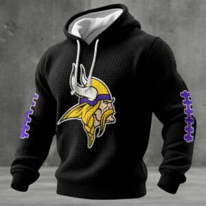 Minnesota Vikings Personalized Waffle Hoodie AMCCLG002225