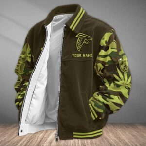 Atlanta Falcons US 250th Anniversary Personalized Corduroy Bomber Jacket AMCCLG002840
