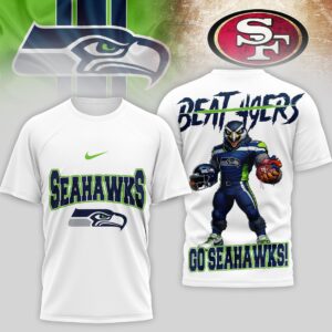 Seattle Seahawks x Super Bowl 2026 Limited Edition Personalized T-Shirt AMCCLG002991 White