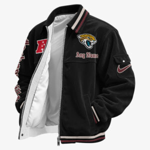Jacksonville Jaguars Personalized Corduroy Bomber Jacket AMCCLG002678