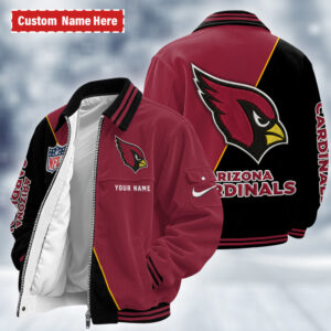 Arizona Cardinals Personalized Corduroy Bomber Jacket AMCCLG002533