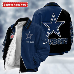 Dallas Cowboys Personalized Corduroy Bomber Jacket AMCCLG002615