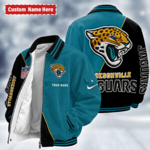Jacksonville Jaguars Personalized Corduroy Bomber Jacket AMCCLG002682