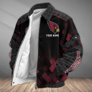 Arizona Cardinals Personalized Corduroy Bomber Jacket AMCCLG002534