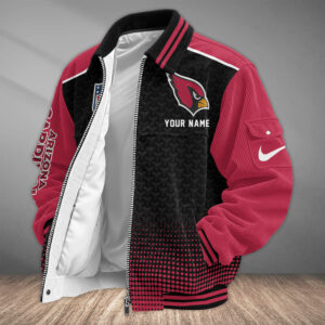 Arizona Cardinals Personalized Corduroy Bomber Jacket AMCCLG002535