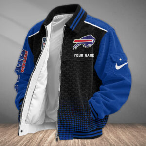 Buffalo Bills Personalized Corduroy Bomber Jacket AMCCLG002566