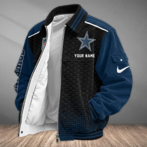 Dallas Cowboys Personalized Corduroy Bomber Jacket AMCCLG002617