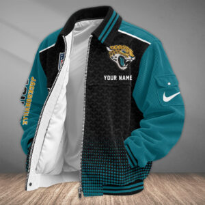 Jacksonville Jaguars Personalized Corduroy Bomber Jacket AMCCLG002684
