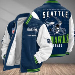 Seattle Seahawks x Super Bowl 2026 Limited Edition Personalized Corduroy Bomber Jacket AMCCLG002958