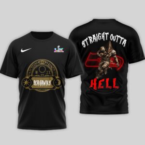 Seattle Seahawks x Silent Hill x Super Bowl 2026 Limited Edition Personalized T-Shirt AMCCLG002990