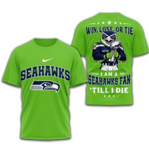 Seattle Seahawks x Super Bowl 2026 Limited Edition Personalized T-Shirt AMCCLG003000 Green