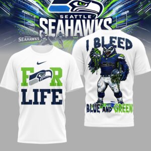 Seattle Seahawks x Super Bowl 2026 Limited Edition Personalized T-Shirt AMCCLG002994 White