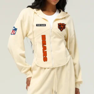 Chicago Bears Football Team Logo Athletic Tracksuit Hoodie Customized AMCCLG003021