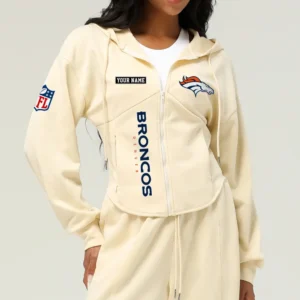 Denver Broncos Football Team Logo Athletic Tracksuit Hoodie Customized AMCCLG003029