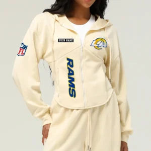 Los Angeles Rams Football Team Logo Athletic Tracksuit Hoodie Customized AMCCLG003047
