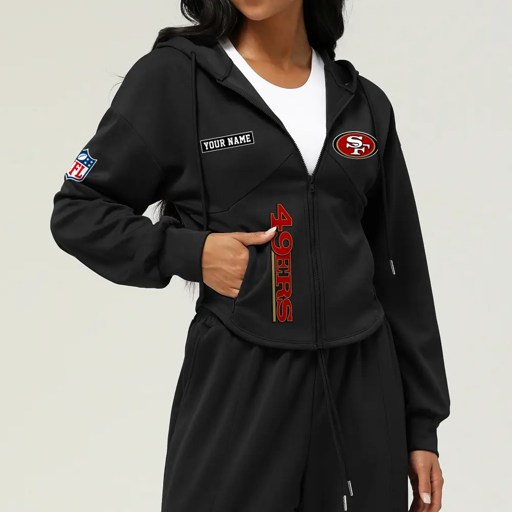 San Francisco 49ers Football Team Logo Athletic Tracksuit Hoodie Customized AMCCLG003065 - Image 4