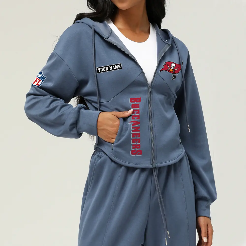 Tampa Bay Buccaneers Football Team Logo Athletic Tracksuit Hoodie Customized AMCCLG003069 - Image 3