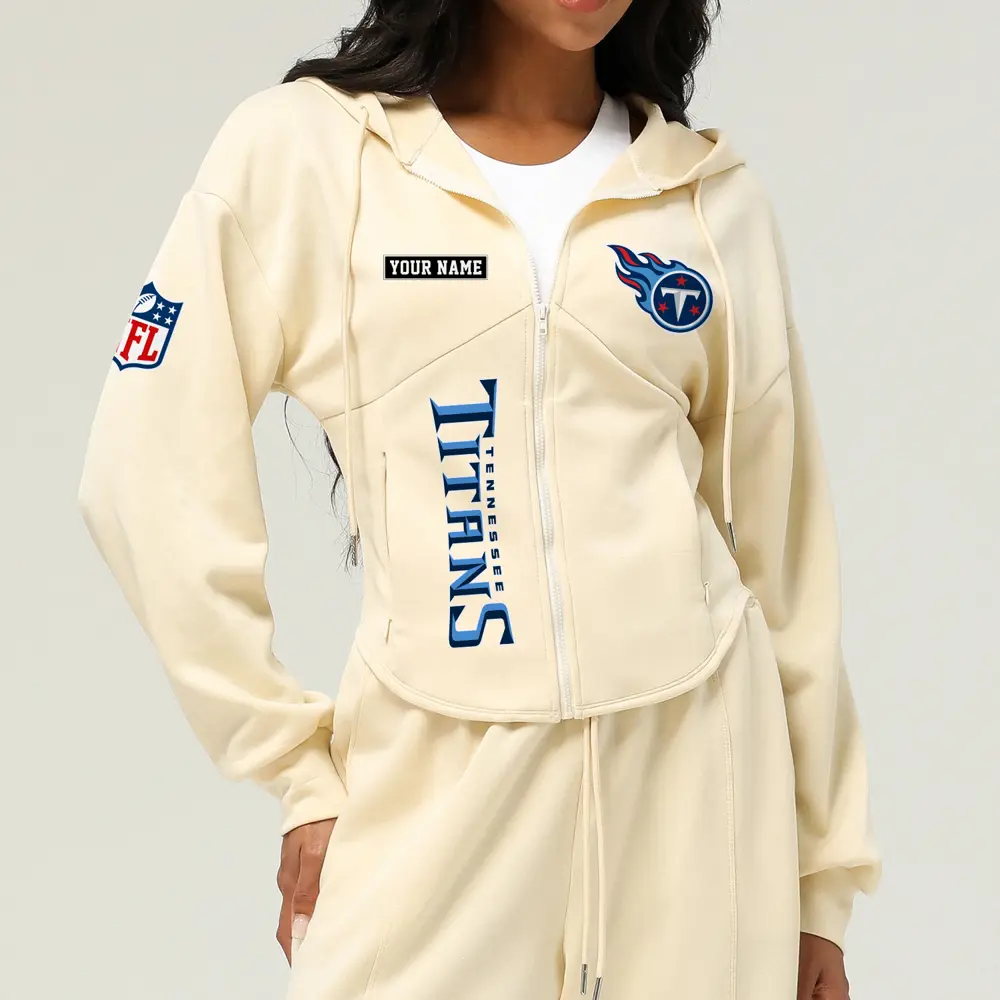 Tennessee Titans Football Team Logo Athletic Tracksuit Hoodie Customized AMCCLG003071 - Image 4