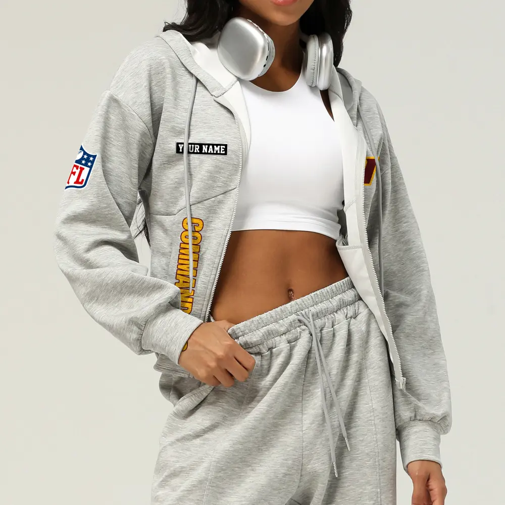 Washington Commanders Football Team Logo Athletic Tracksuit Hoodie Customized AMCCLG003073 - Image 2