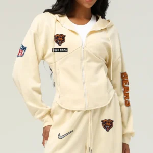 Chicago Bears Football Team Logo Athletic Tracksuit Hoodie Customized AMCCLG003022