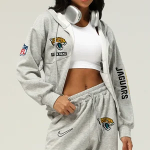 Jacksonville Jaguars Football Team Logo Athletic Tracksuit Hoodie Customized AMCCLG003040