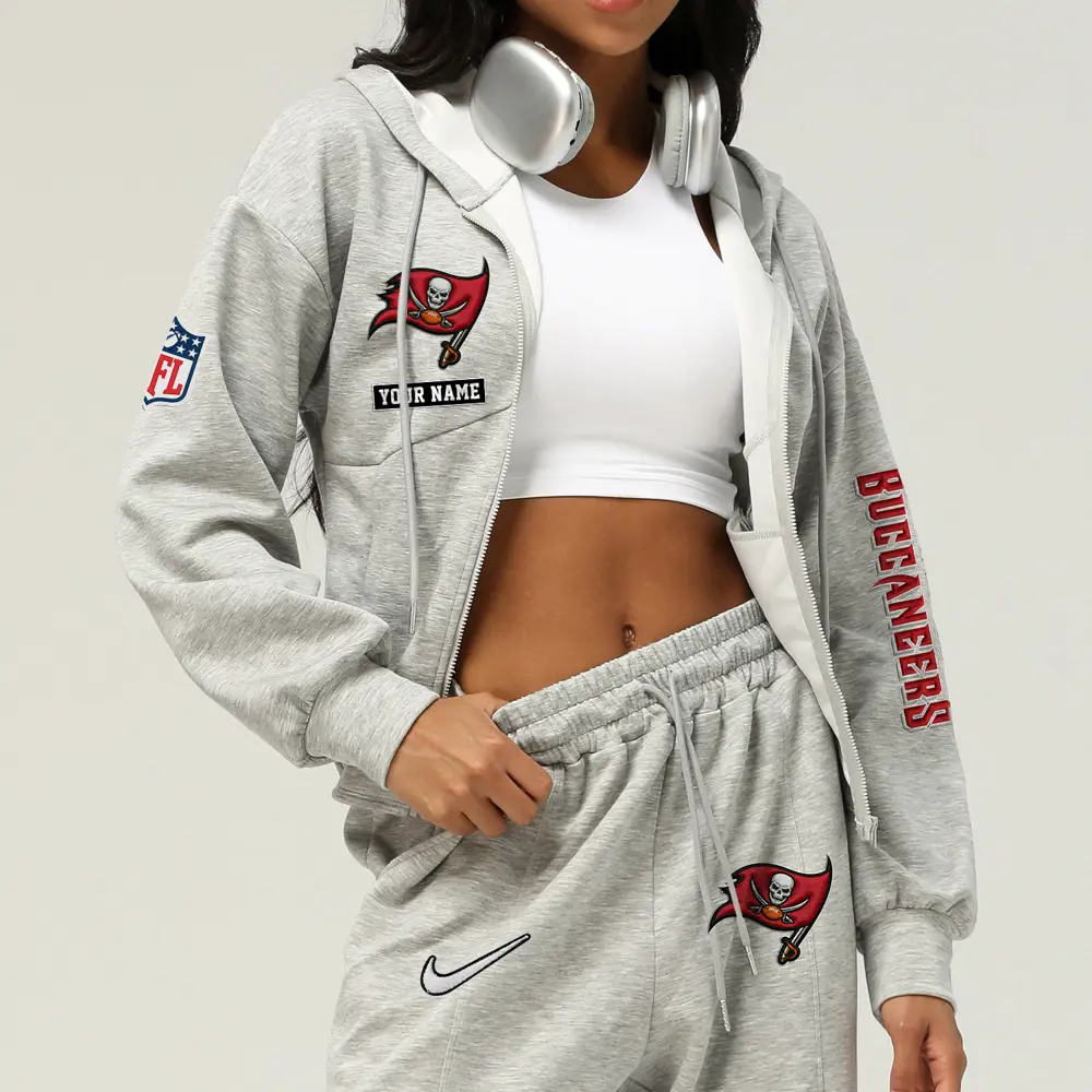 Tampa Bay Buccaneers Football Team Logo Athletic Tracksuit Hoodie Customized AMCCLG003070 - Image 4