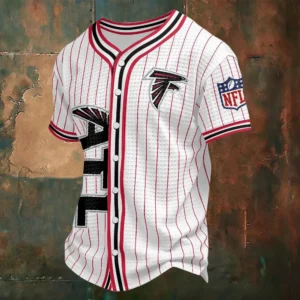 Atlanta Falcons Custom Any Name Waffle Baseball Jersey Gift For Dad AMCCLG003108