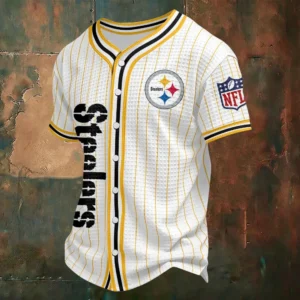Pittsburgh Steelers Custom Any Name Waffle Baseball Jersey Gift For Dad AMCCLG003133