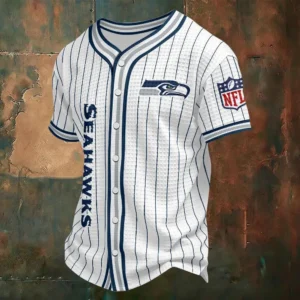 Seattle Seahawks Custom Any Name Waffle Baseball Jersey Gift For Dad AMCCLG003135